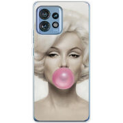 Чехол BoxFace Motorola Edge 40 Pro Marilyn Monroe Bubble Gum