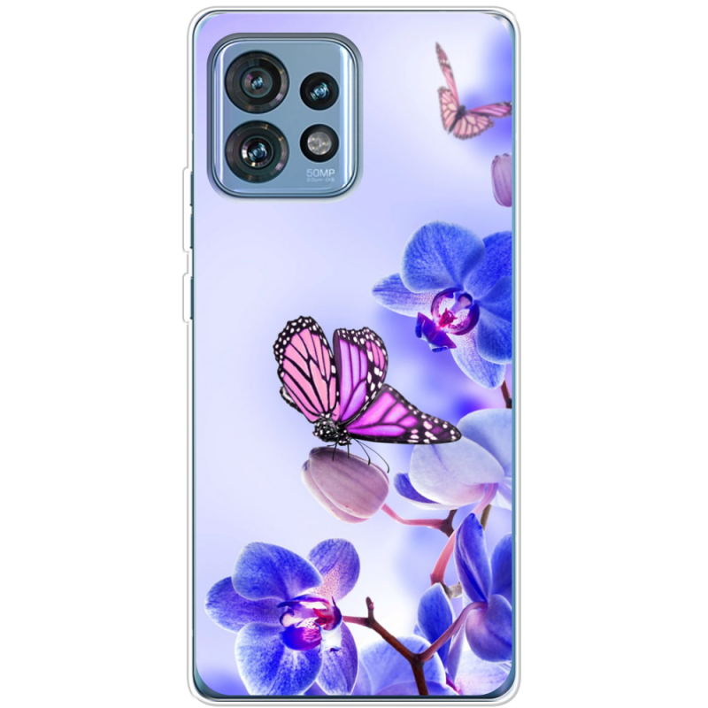 Чехол BoxFace Motorola Edge 40 Pro Orchids and Butterflies