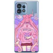 Прозрачный чехол BoxFace Motorola Edge 40 Pro Wiked Lady