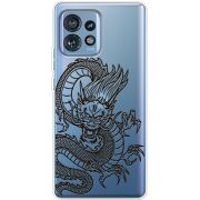 Прозрачный чехол BoxFace Motorola Edge 40 Pro Chinese Dragon