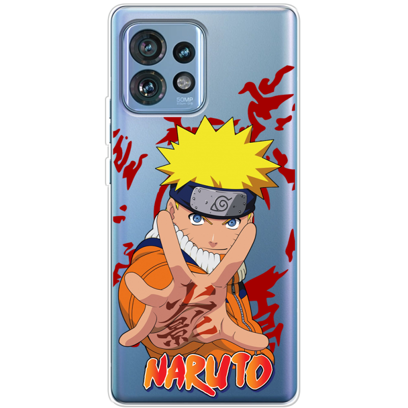 Прозрачный чехол BoxFace Motorola Edge 40 Pro Naruto