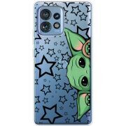 Прозрачный чехол BoxFace Motorola Edge 40 Pro Baby Yoda