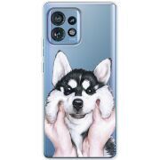 Прозрачный чехол BoxFace Motorola Edge 40 Pro Husky