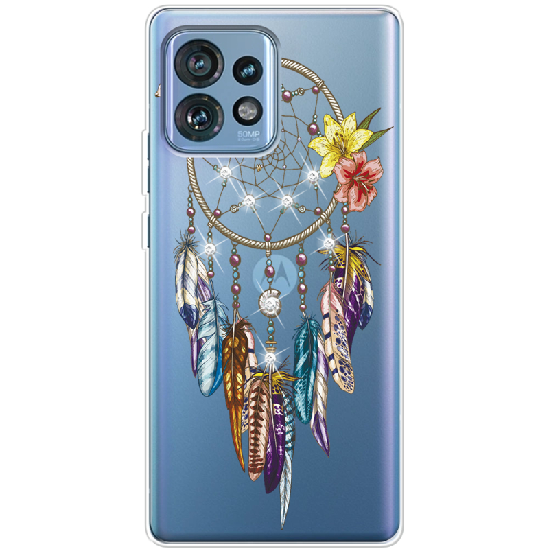 Чехол со стразами Motorola Edge 40 Pro Dreamcatcher