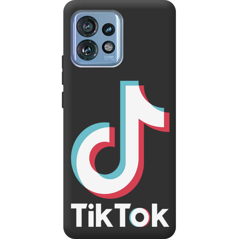 Черный чехол BoxFace Motorola Edge 40 Pro Tik Tok