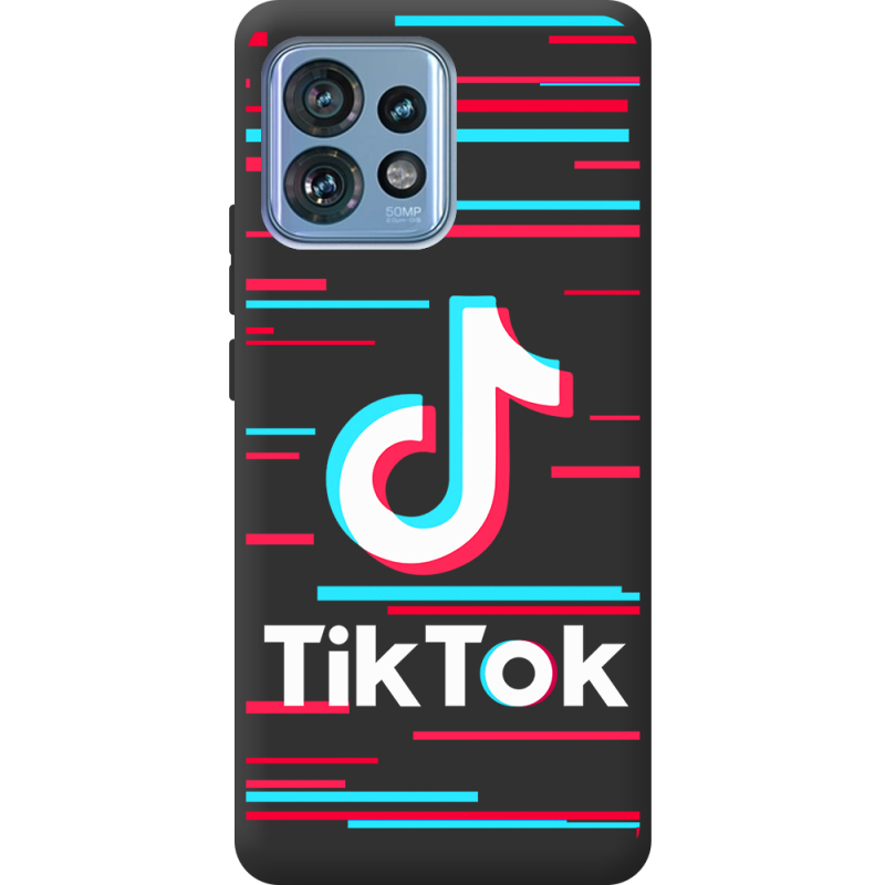 Черный чехол BoxFace Motorola Edge 40 Pro Tik Tok