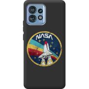 Черный чехол BoxFace Motorola Edge 40 Pro NASA