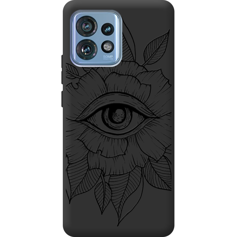 Черный чехол BoxFace Motorola Edge 40 Pro Eye