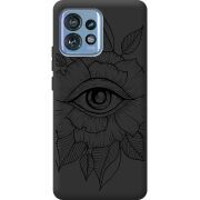 Черный чехол BoxFace Motorola Edge 40 Pro Eye