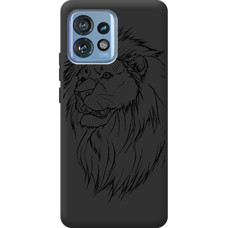 Черный чехол BoxFace Motorola Edge 40 Pro Lion