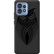 Черный чехол BoxFace Motorola Edge 40 Pro Owl