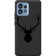 Черный чехол BoxFace Motorola Edge 40 Pro Deer