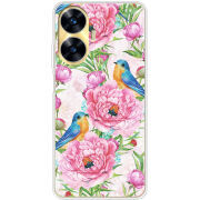 Чехол BoxFace Realme C55 Birds and Flowers