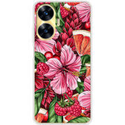 Чехол BoxFace Realme C55 Tropical Flowers