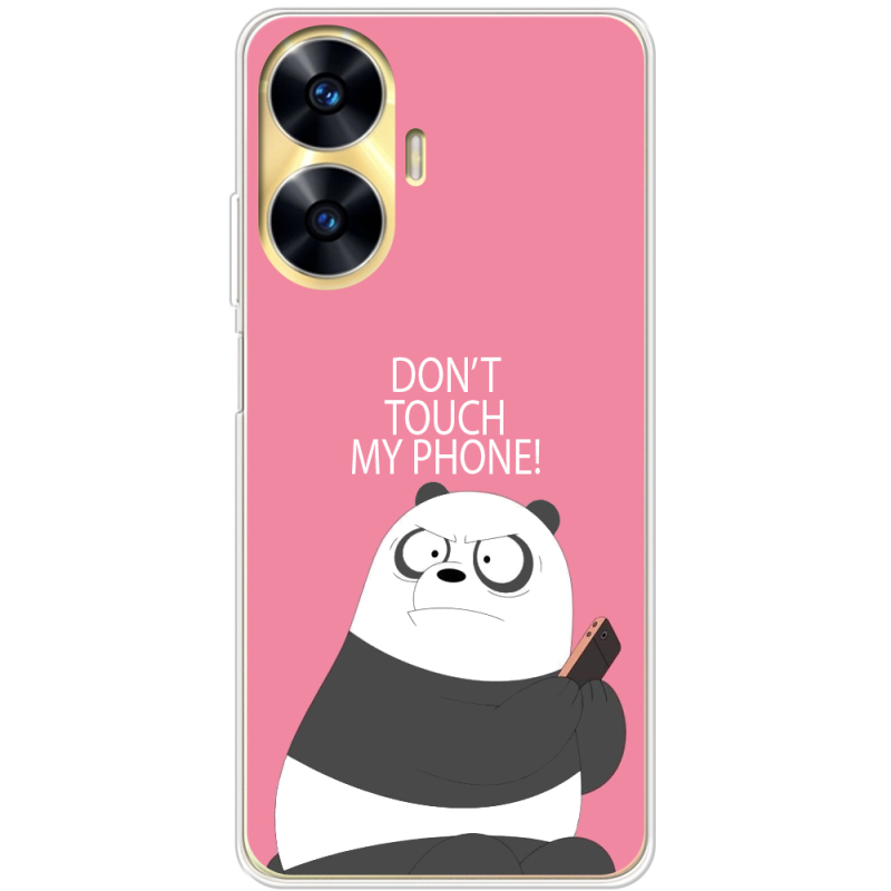 Чехол BoxFace Realme C55 Dont Touch My Phone Panda