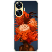 Чехол BoxFace Realme C55 Exquisite Orange Flowers