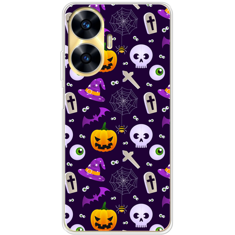 Чехол BoxFace Realme C55 Halloween Purple Mood