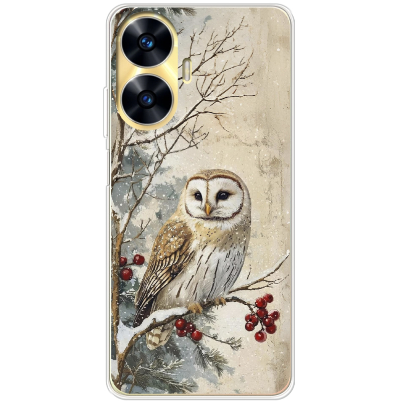 Чехол BoxFace Realme C55 Christmas Owl