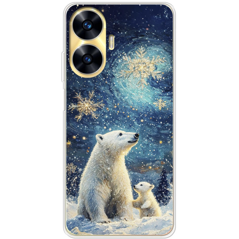 Чехол BoxFace Realme C55 Північні ведмеді