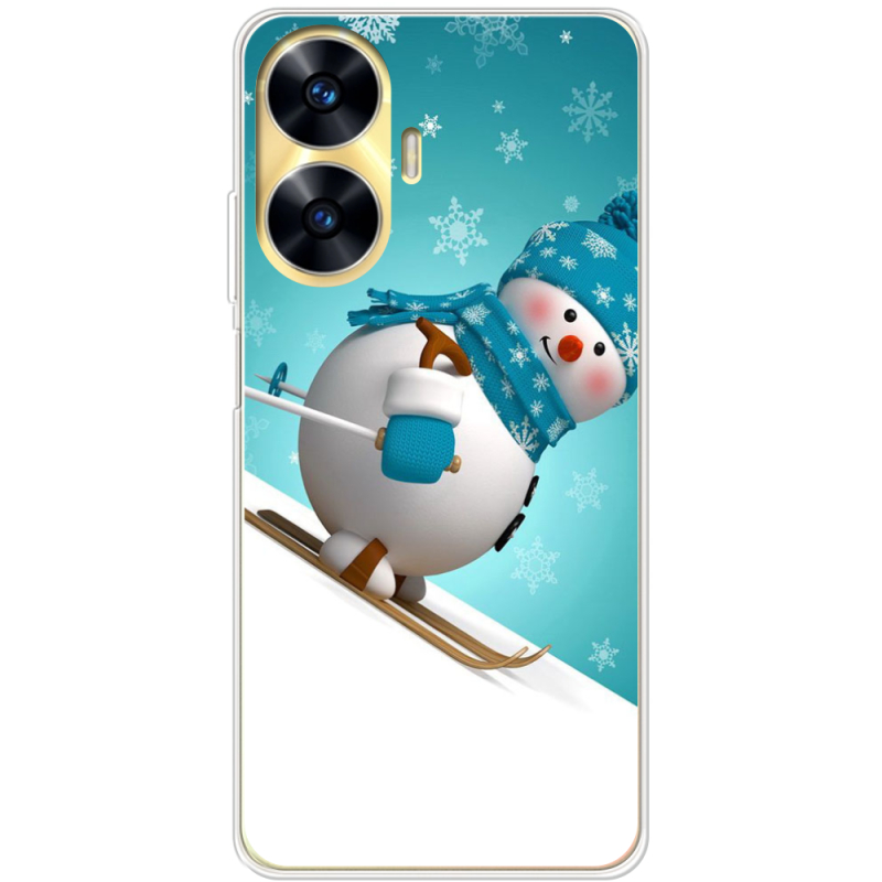 Чехол BoxFace Realme C55 Skier Snowman