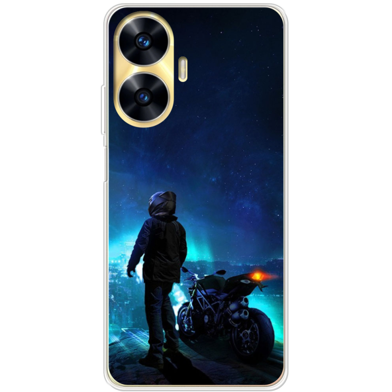 Чехол BoxFace Realme C55 Motorcyclist