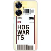Прозрачный чехол BoxFace Realme C55 Ticket Hogwarts