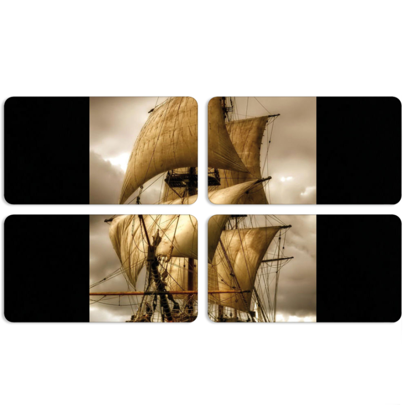 Магнитные фотопазлы 90 на 50 набор 4 штуки 