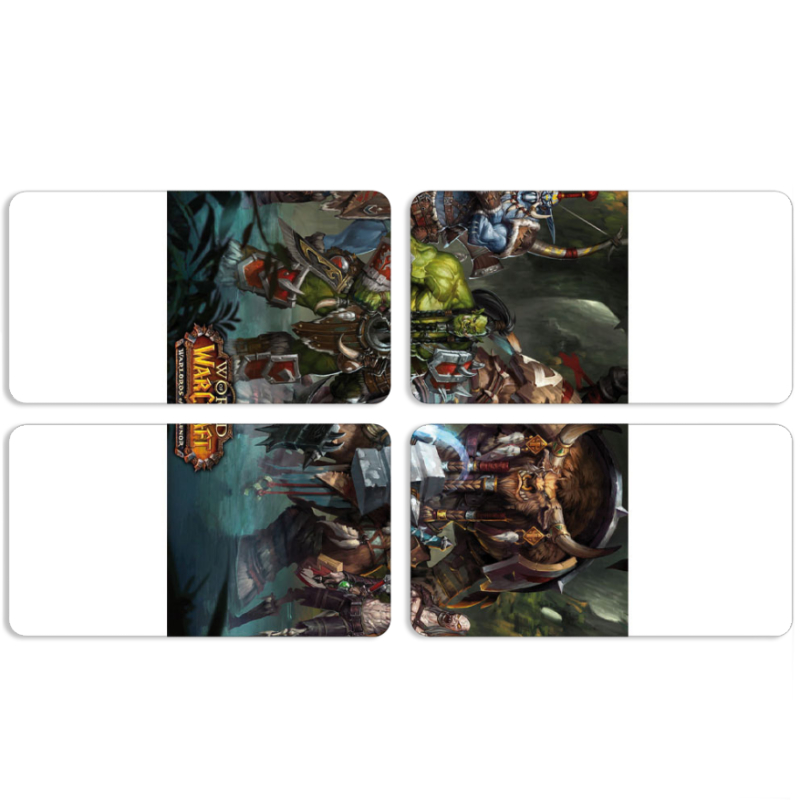 Магнитные фотопазлы 90 на 50 набор 4 штуки 