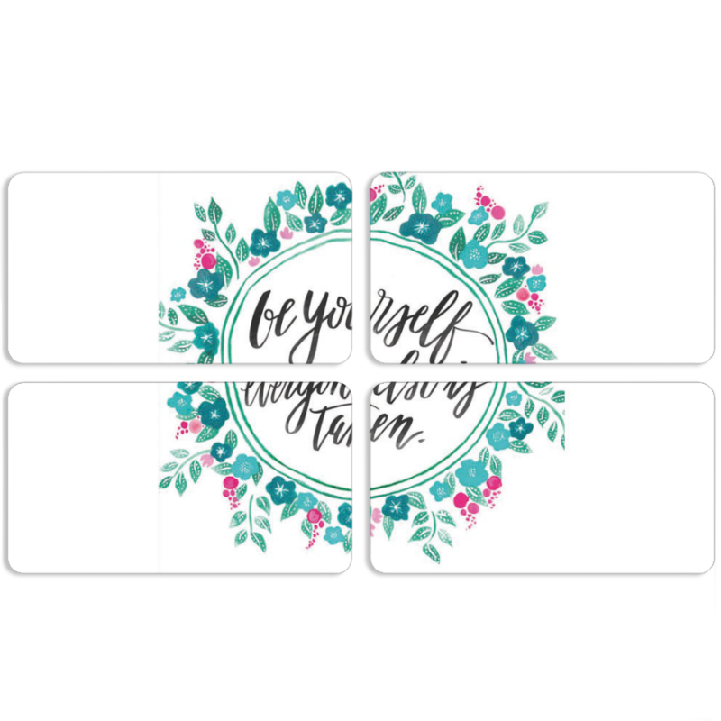 Магнитные фотопазлы 90 на 50 набор 4 штуки 