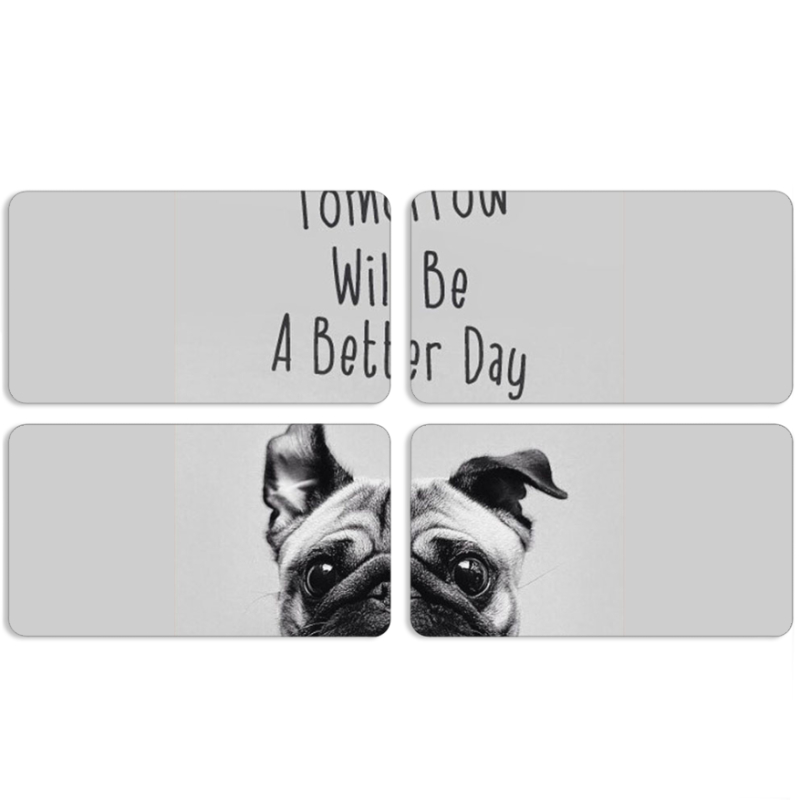 Магнитные фотопазлы 90 на 50 набор 4 штуки 