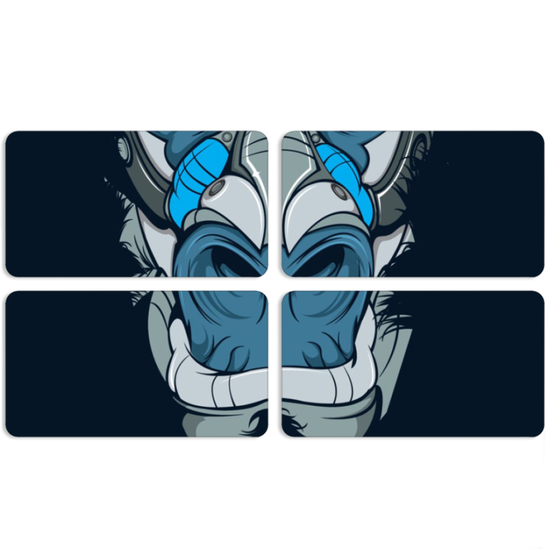 Магнитные фотопазлы 90 на 50 набор 4 штуки 