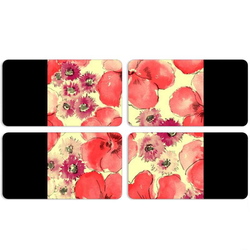 Магнитные фотопазлы 90 на 50 набор 4 штуки 