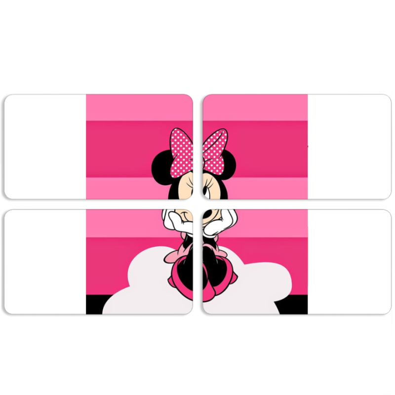 Магнитные фотопазлы 90 на 50 набор 4 штуки 