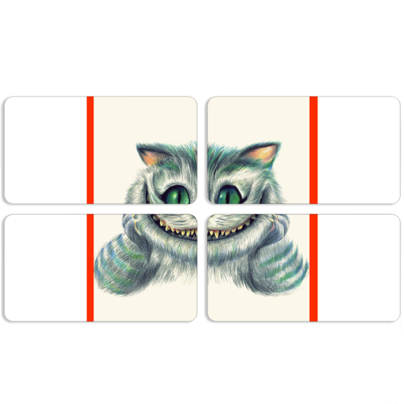 Магнитные фотопазлы 90 на 50 набор 4 штуки 