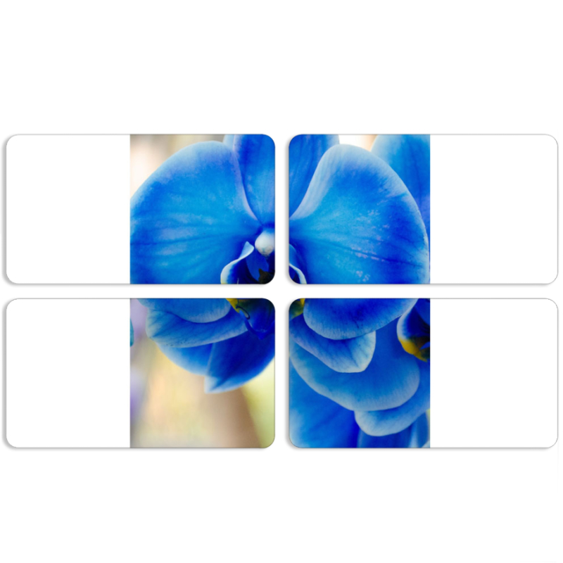 Магнитные фотопазлы 90 на 50 набор 4 штуки 