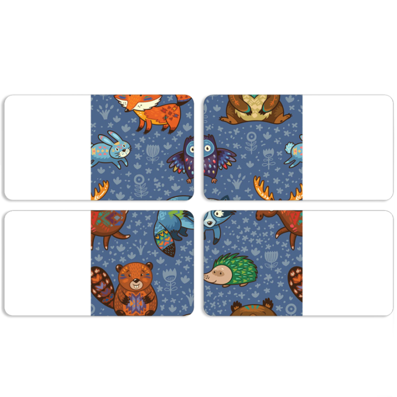 Магнитные фотопазлы 90 на 50 набор 4 штуки 