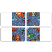 Магнитные фотопазлы 90 на 50 набор 4 штуки 