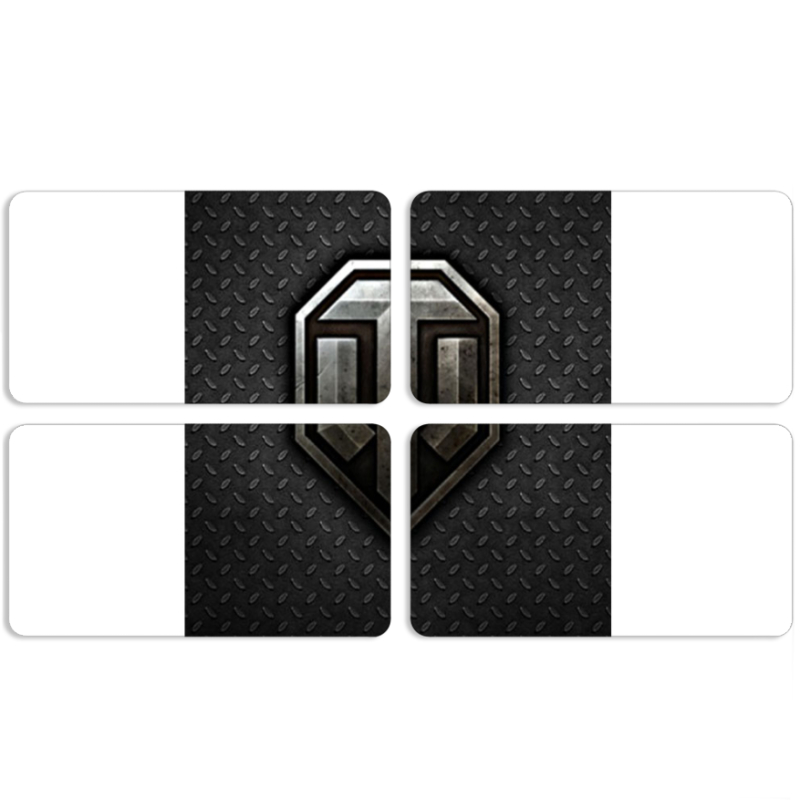 Магнитные фотопазлы 90 на 50 набор 4 штуки 