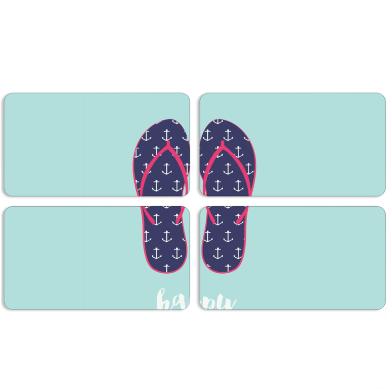 Магнитные фотопазлы 90 на 50 набор 4 штуки 