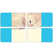 Магнитные фотопазлы 90 на 50 набор 4 штуки 