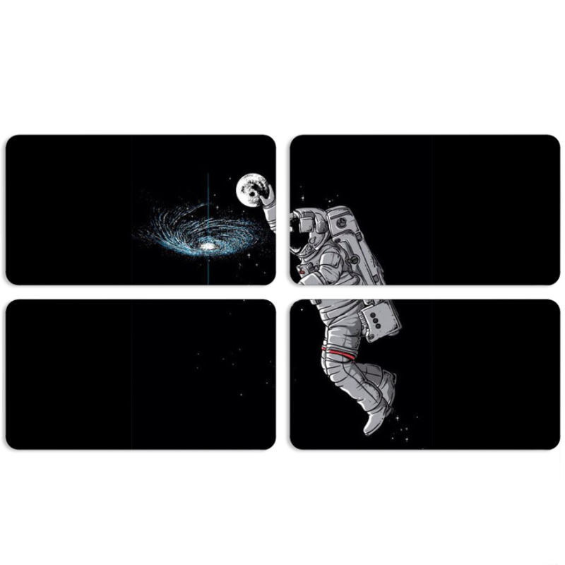 Магнитные фотопазлы 90 на 50 набор 4 штуки 