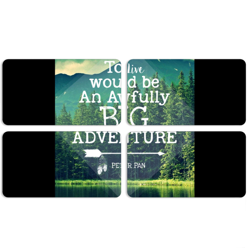 Магнитные фотопазлы 90 на 50 набор 4 штуки 