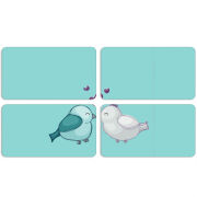 Магнитные фотопазлы 90 на 50 набор 4 штуки 