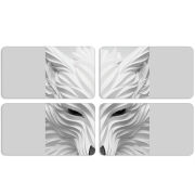 Магнитные фотопазлы 90 на 50 набор 4 штуки White Wolf