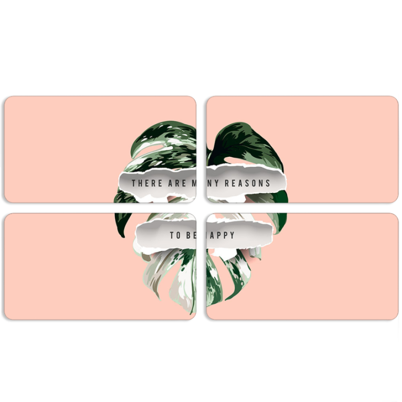 Магнитные фотопазлы 90 на 50 набор 4 штуки 