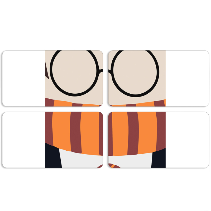 Магнитные фотопазлы 90 на 50 набор 4 штуки Harry