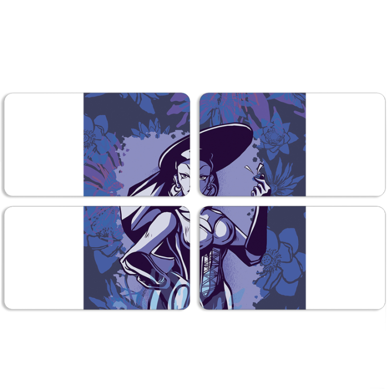 Магнитные фотопазлы 90 на 50 набор 4 штуки Witches Bitches