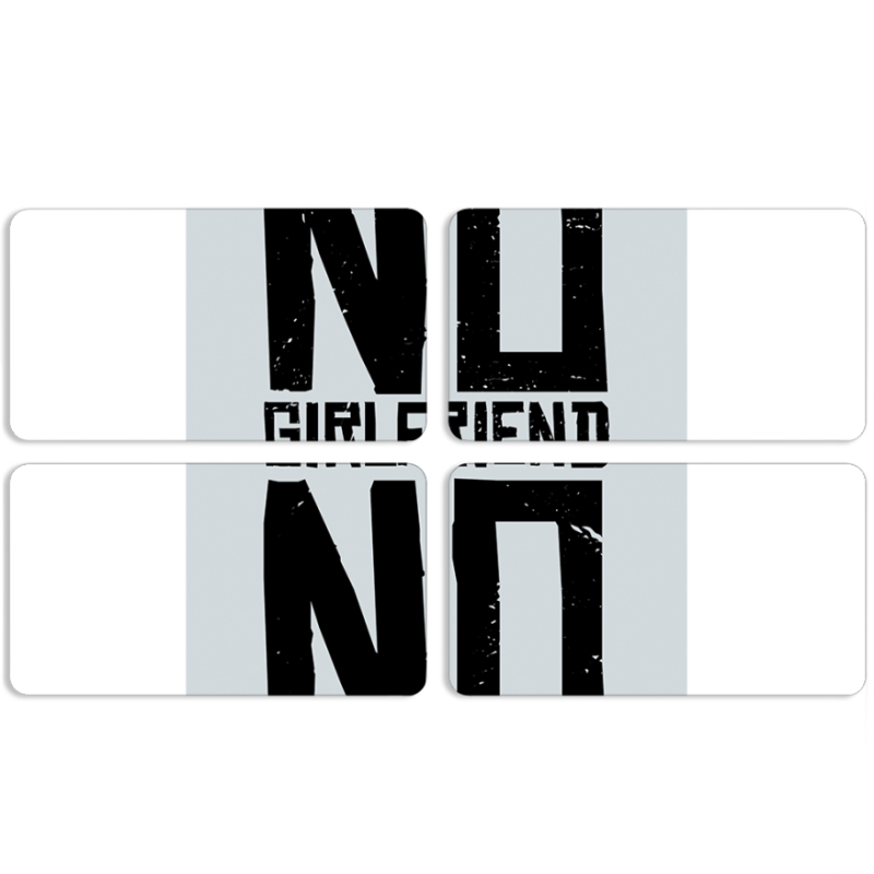 Магнитные фотопазлы 90 на 50 набор 4 штуки No Girlfriend