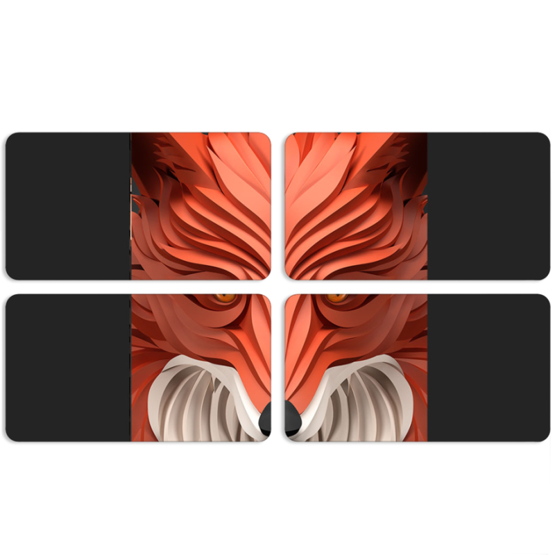 Магнитные фотопазлы 90 на 50 набор 4 штуки 