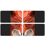 Магнитные фотопазлы 90 на 50 набор 4 штуки 